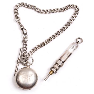 Lot 35 - A SILVER PROPELLING PENCIL by Samson Mordan & Co