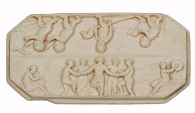 Lot 116 - A LATE 18TH/EARLY 19TH CENTURY IVORY PLAQUE
