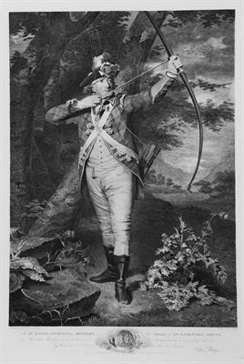 Lot 168 - A LARGE MONOCHROME ENGRAVING after Sir Henry Raeburn