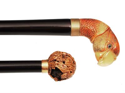 Lot 218 - A NOVELTY WALKING CANE