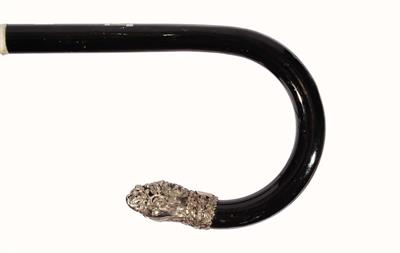 Lot 249D - A CONTINENTAL LATE 19TH CENTURY WALKING CANE