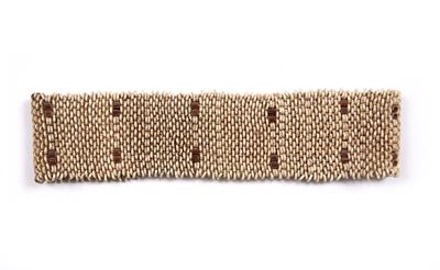 Lot 261 - A BUSHMAN WOMAN'S HEADBAND with ostrich egg shell beads