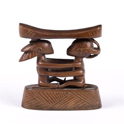 Lot 345 - A CHOKWE OR LUBA AFRICAN HEADREST
