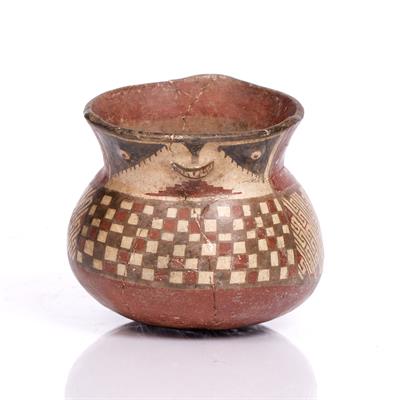 Lot 403 - A PRE-COLUMBIAN MEXICAN POTTERY JUG