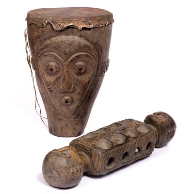 Lot 423 - A WEST AFRICAN MANCALA BOARD