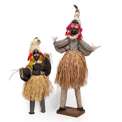 Lot 425 - TWO AFRICAN FIGURES