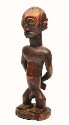 Lot 436 - A LUBA CONGO AFRICAN ANCESTOR FIGURE