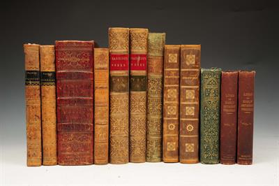 Lot 669 - A QUANTITY OF LEATHER BINDINGS