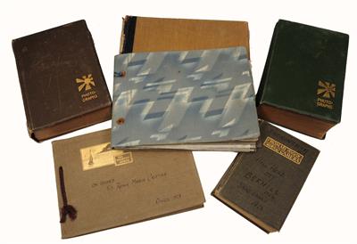 Lot 806 - A GROUP OF SIX EARLY 20TH CENTURY SMALL PHOTOGRAPH ALBUMS Middle Eastern