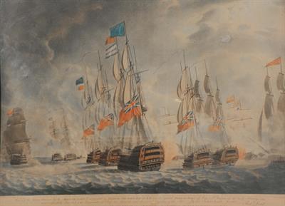 Lot 192 - A GEORGE III COLOURED ENGRAVING by R Dodds