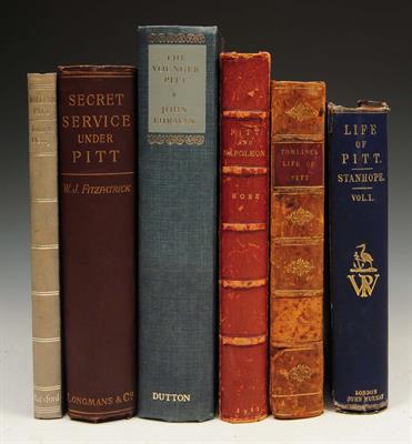 Lot 618 - RE. WILLIAM PITT THE YOUNGER (1759-1806). A collection of 24 titles inc. EHRMAN