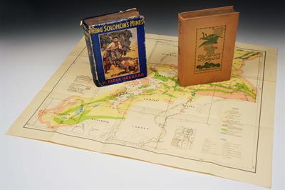 Lot 738 - A LATE 1920'S MAP of the Oba area