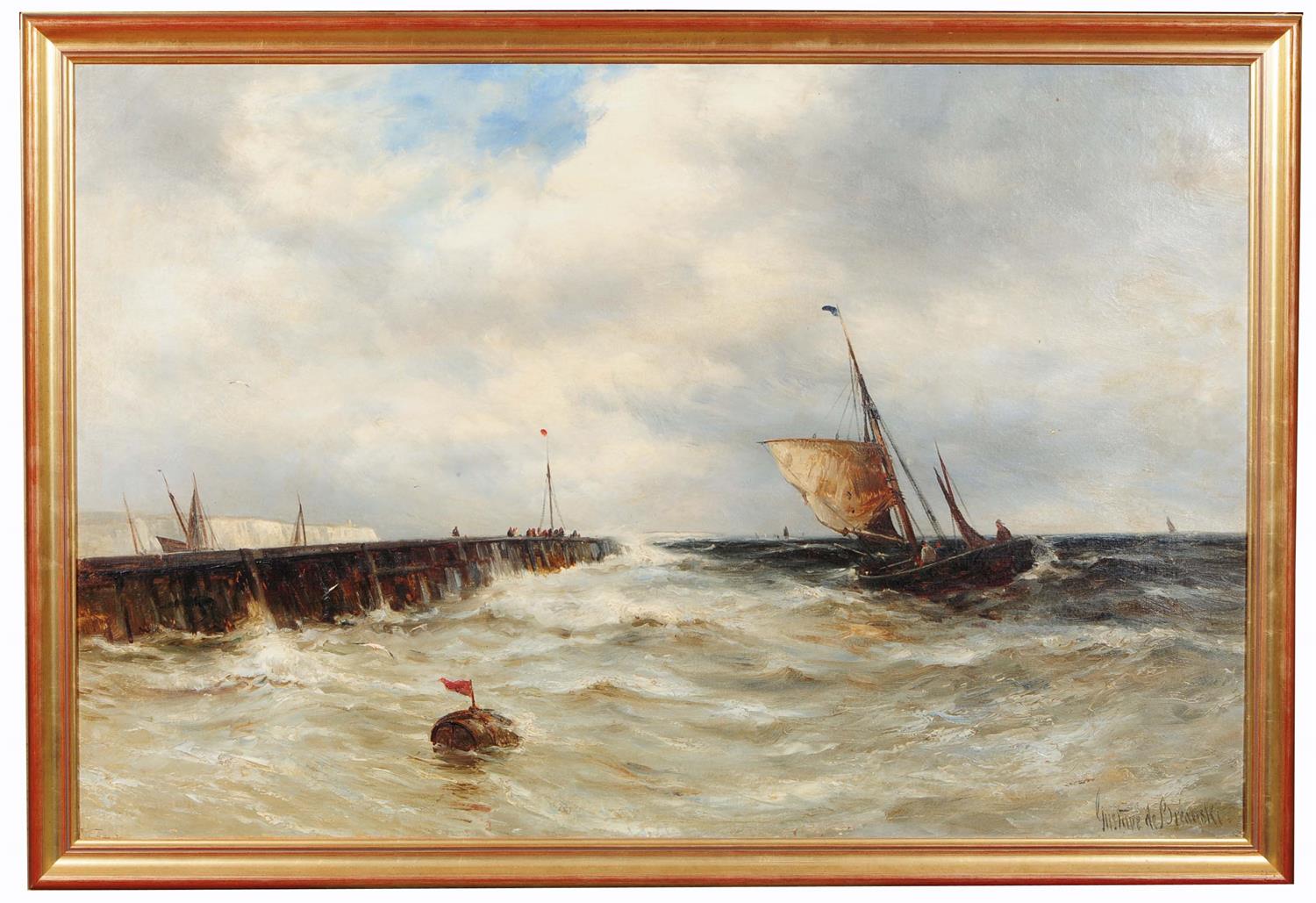 Lot 205 - GUSTAVE DE BREANSKI (c.1856-1898)
