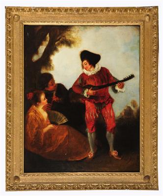 Lot 220 - CIRCLE OF JEAN-ANTOINE WATTEAU (1684-1721)