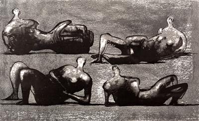 Lot 410 - Attributed to Henry Moore (1898-1986)