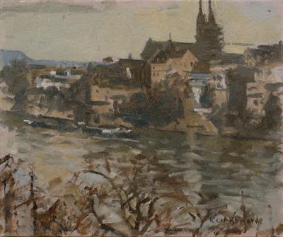 Lot 688 - Ken Howard (b.1932)
