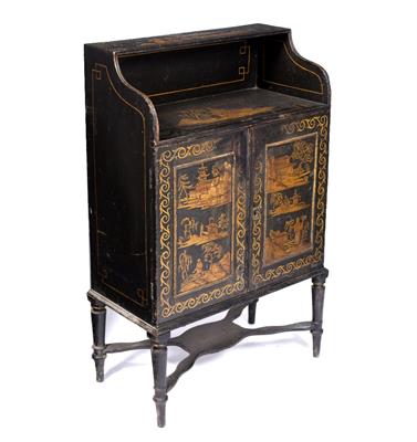 Lot 20 - Chinoiserie small cabinet/bookcase
