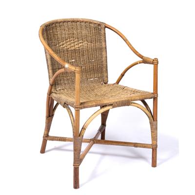 Lot 24 - Dryad wicker armchair