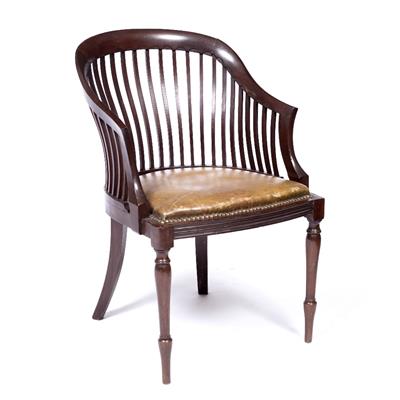 Lot 27 - Arts and Crafts mahogany small/child's armchair