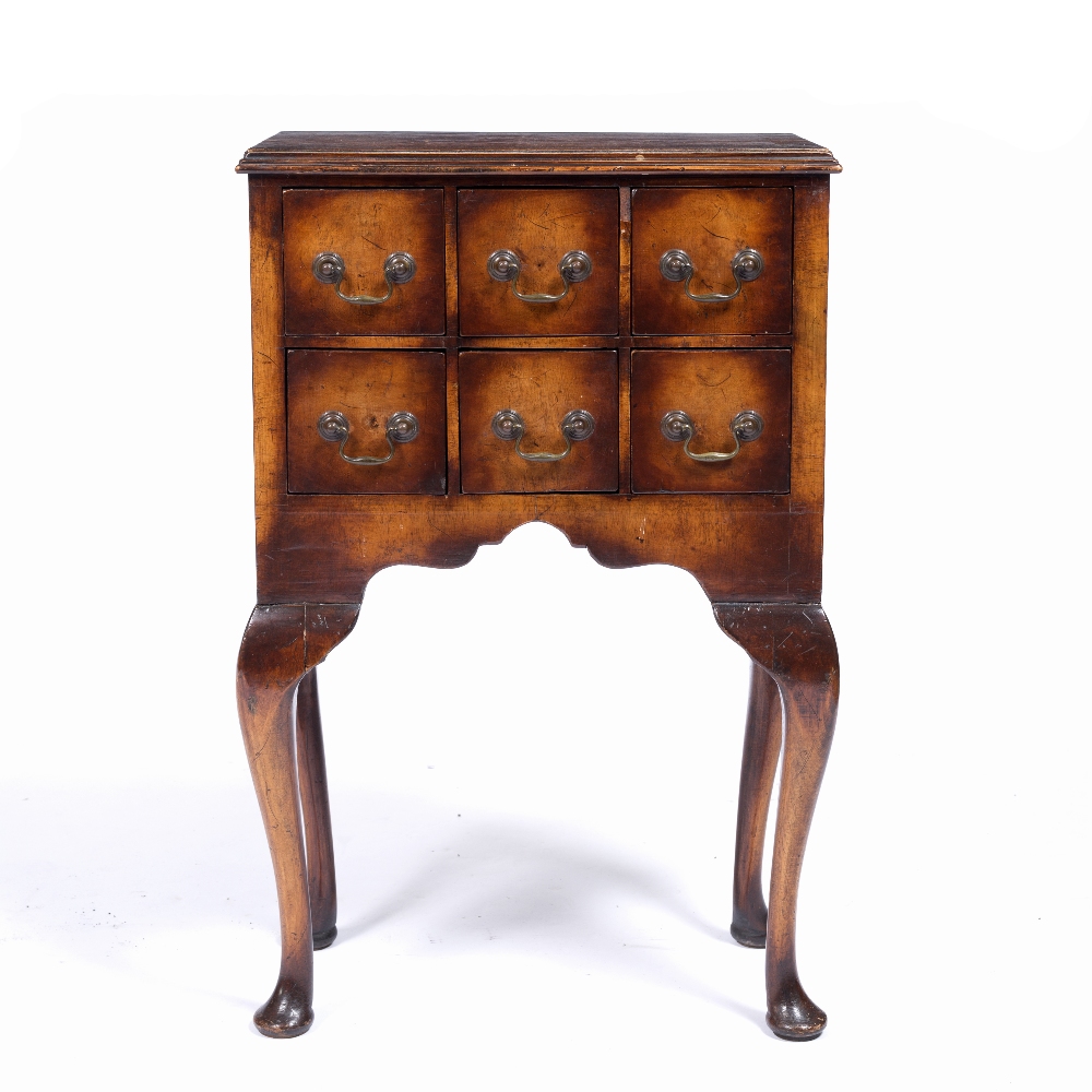 Lot 62 - Walnut side chest