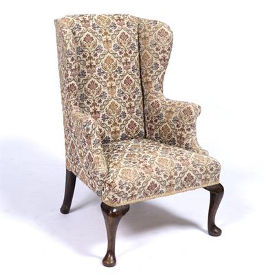 Lot 65 - Children's wingback armchair
