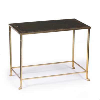 Lot 68 - Brass rectangular occasional table