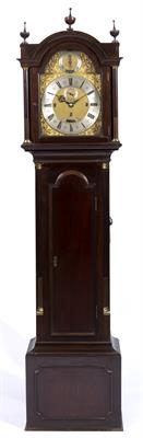Lot 73 - Mahogany long case clock