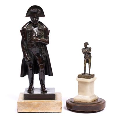 Lot 139 - A bronze figure of Napoleon