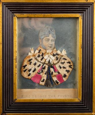 Lot 239 - A portrait of king George the Fourth