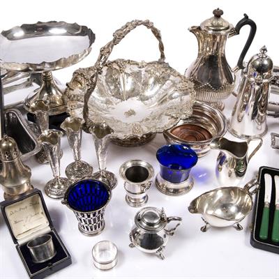 Lot 282 - Large collection of various silver-plated ware
