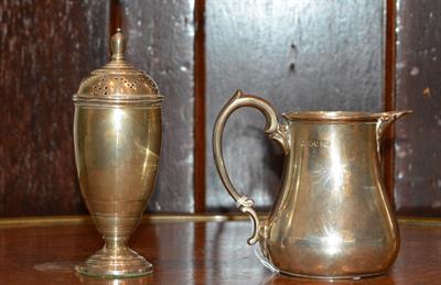Lot 298 - Silver jug