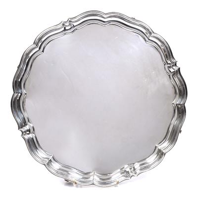 Lot 308 - Scottish silver salver