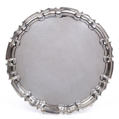 Lot 310 - Silver salver