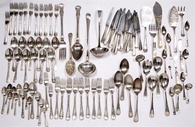 Lot 368 - Collection of various silver plated flatware