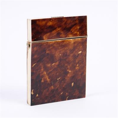 Lot 371 - Tortoiseshell card case