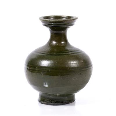 Lot 401 - Green glazed vase