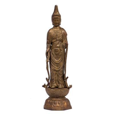 Lot 422 - Chinese Iron figure of Quanyin