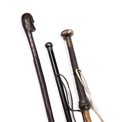 Lot 430 - Ebony walking cane