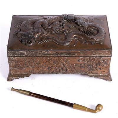 Lot 440 - Chinese metal box
