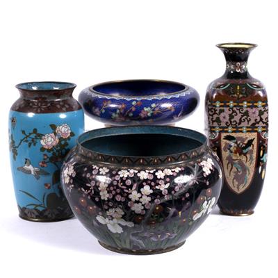 Lot 441 - Chinese cloisonne circular bowl