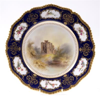 Lot 471 - Royal Worcester plate