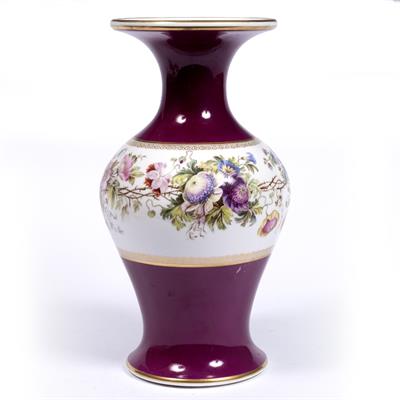 Lot 482 - Kerr and Binns Worcester vase