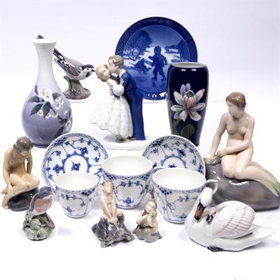 Lot 486 - Group of Royal Copenhagen and Bing and Grondhal