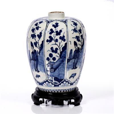 Lot 493 - Large Delft vase