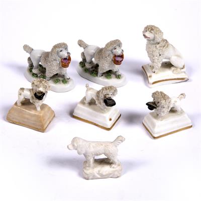 Lot 516 - Collection of small ceramic poodles