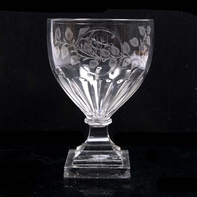 Lot 536 - Glass rummer
