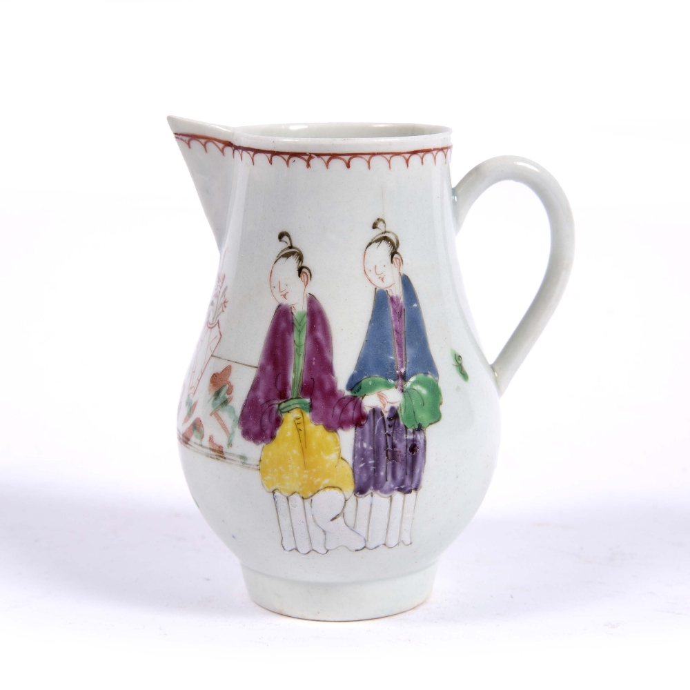 Lot 546 - Worcester polychrome Sparrow Beak cream jug