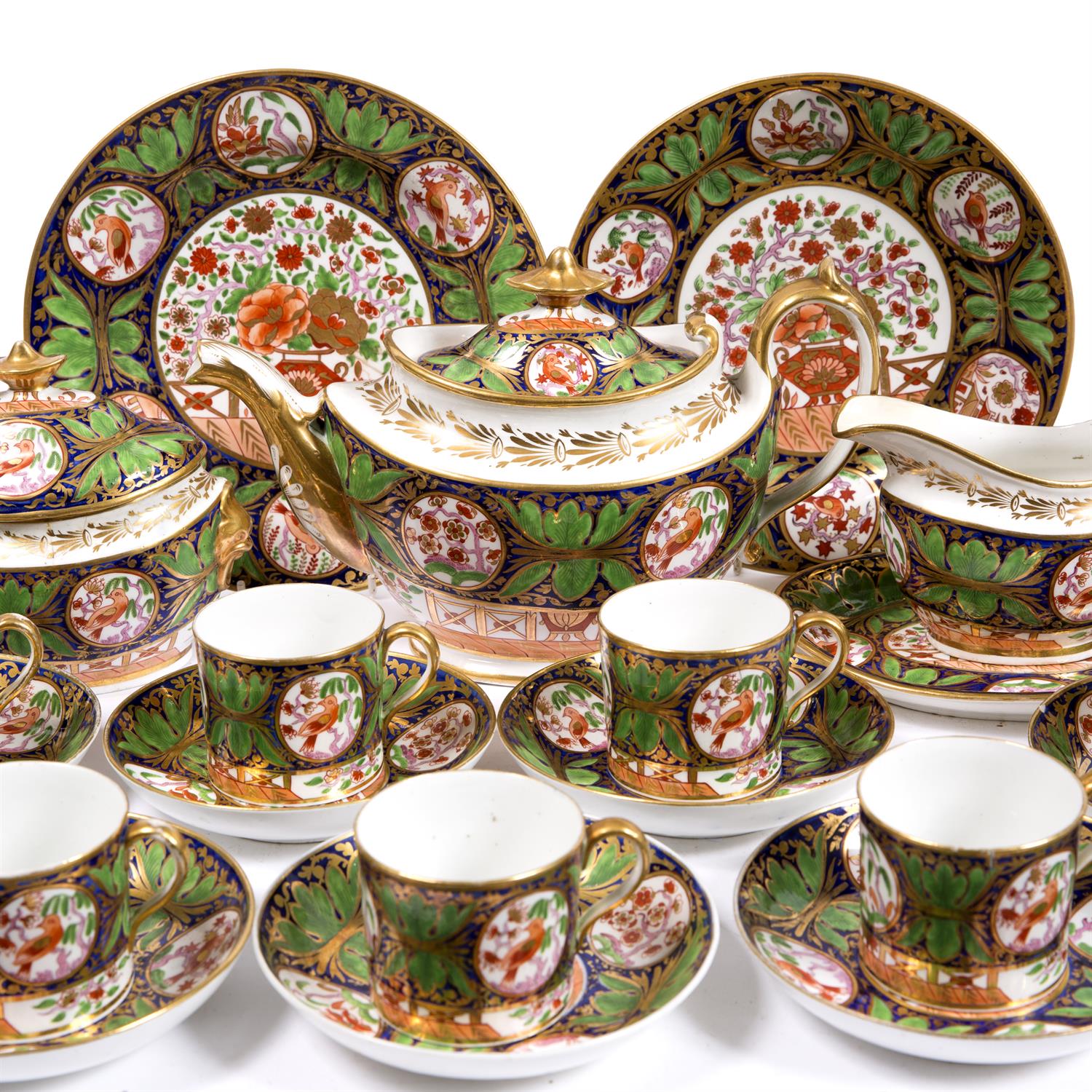Lot 587 - Coalport John Rose tea set