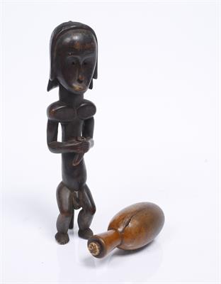 Lot 415 - A Luba carved wood figure