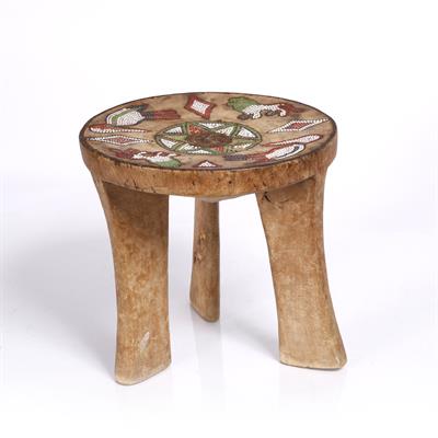 Lot 417 - An African ceremonial stool